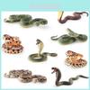 Realistic Snake Model Static Desk Ornament For Reptile Enthusiasts