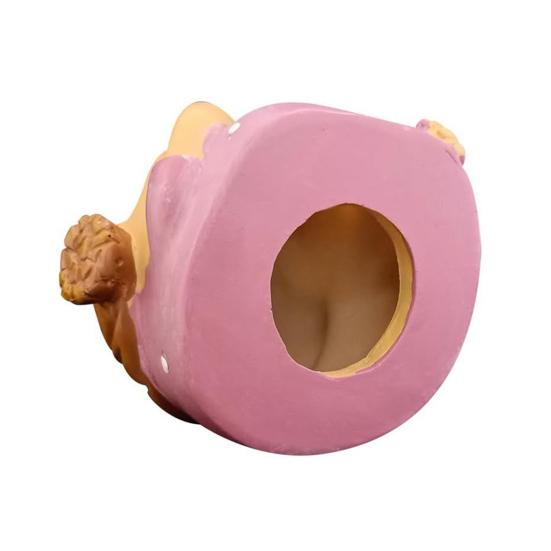 Harz Badezimmer Ornament Junge Mädchen Halten Nase Figurine Lustige Cartoon Figuren