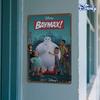 1 Stück Disney Baymax & Freunde Metallblechschild - 20,32x30,48 cm Bunte Animations-Abenteuer-Kunst Wanddekoration, Langlebiges Eisen Motivatio