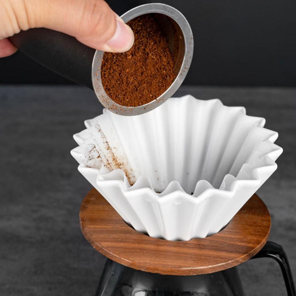 Itisyou Stainless Steel Coffee Sieve 304 Food Grade Fine Mesh Filter Non-Slip Base Brushed Finish Hand Drip French Press Espresso Barista Tool