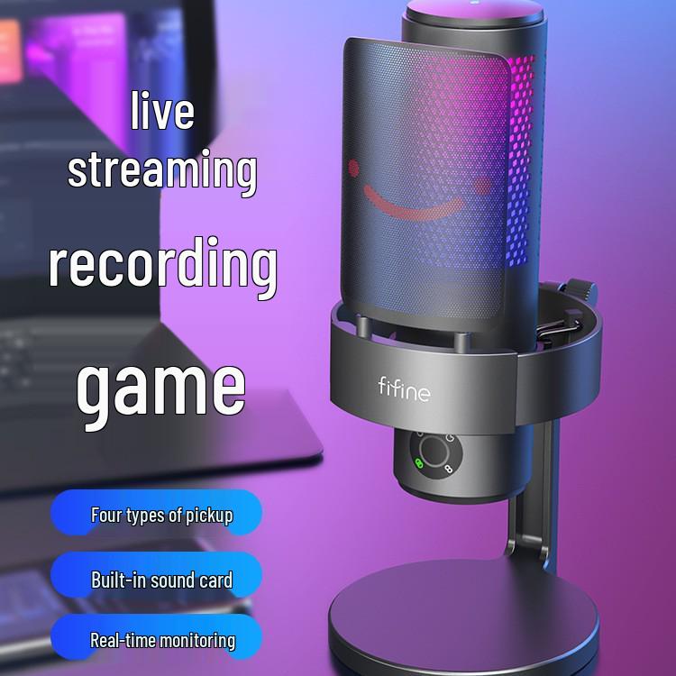 Fifine A9 USB Condenser Microphone for Live Streaming and Gaming