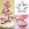 New 5pcs/1set Snowflake Cutter Cookies Stainless Steel Fondant Cake Pastry Mould Biscuit Mold