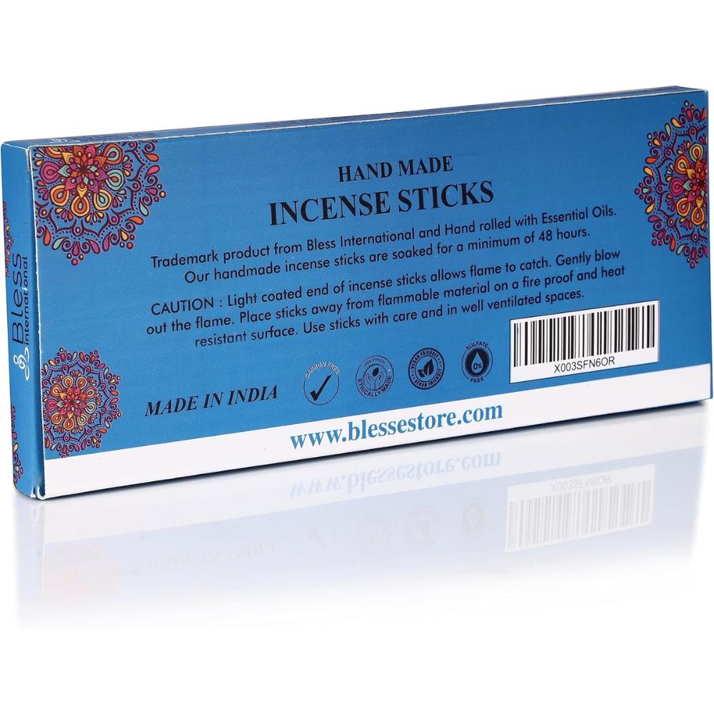Bless-Ocean-Salt-Incense-Sticks 100%-Natural-Handmade-Hand-Dipped-Incense-Sticks Organic-Chemicals-Free for-Purification-Relaxation-Positivity