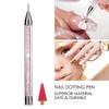 Silicone Soft Head Dual End Nail Dotting Drawing Painting Pen Nail Art Manicure Tool