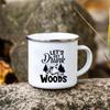 Making Memories One Campsite At A Time Camping Mug Happy Camping Campfire Enamel Mug Adventure Cups Camper Van Gift