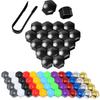 20Pcs Car Wheel Nut Caps Protection Covers Caps Anti-Rust Car Tire Screw Caps Nut Bolt Auto Exterior Accessories 17/19/21mm