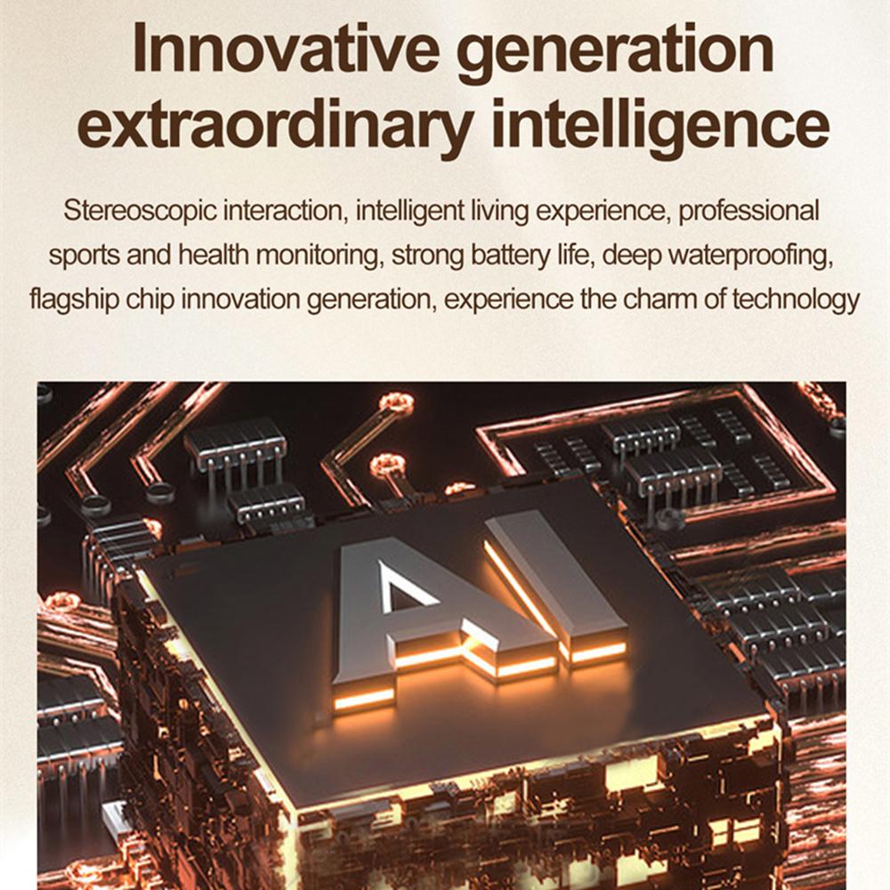 HK82 1,75-calowy kwadratowy ekran AMOLED z NFC inteligentny zegarek z monitorem zdrowia, pasek ze stali