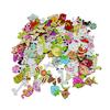 50Pcs/Bag Button Eco-friendly Cartoon Animal Pattern Wood Knitting Clothes Buttons for Home