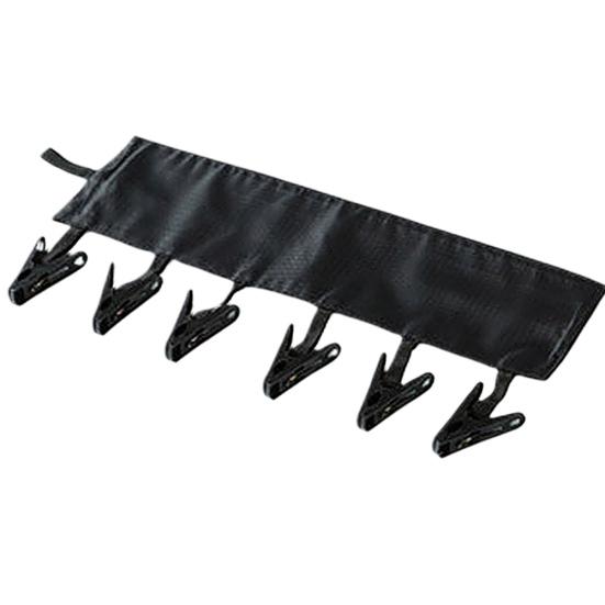 

Вешалка для ванной комнаты, прищепка для путешествий, портативная складная вешалка для одежды, зажимы для полотенец чёрный