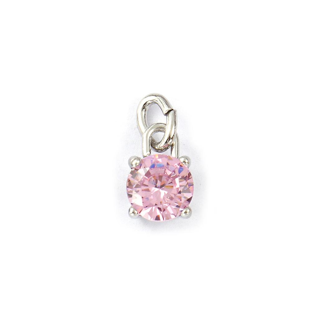 2 ks 304 Nerezová ocel & Zirkony Narozeninové přívěsky Mini přívěsky Pro DIY Náhrdelník Náušnice Výroba šperků 15mm x 7mm