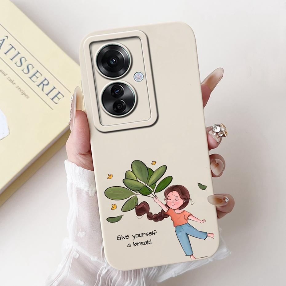 Cute Cartoon Phone Case For OPPO Reno11 F 11 11Pro 5G Soft Silicone Shockproof Cover For Oppo Reno11 Pro 11F Cases Bumpers