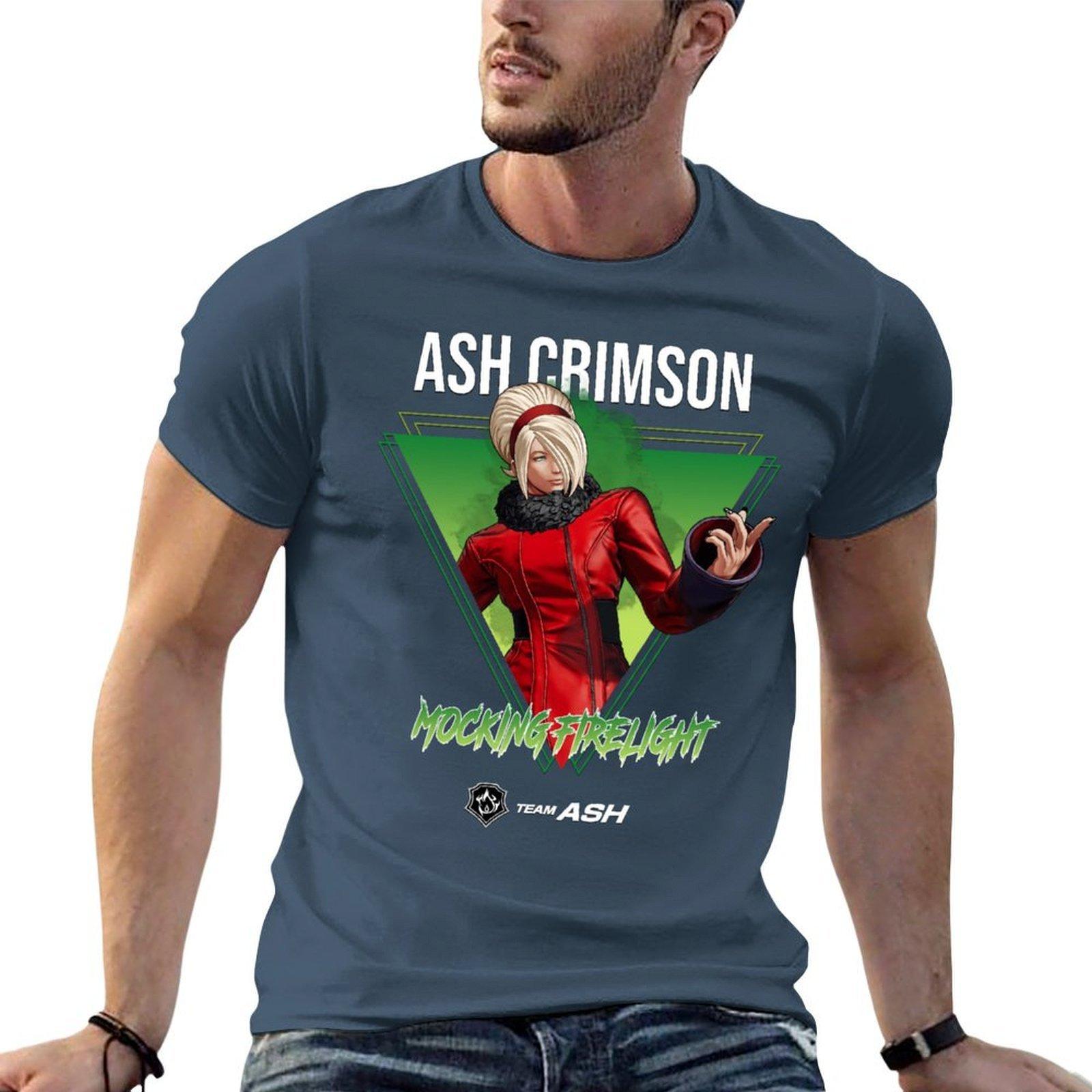 King Of Fighters Xv Mocking Firelight Ash Crimson Tshirt T Shirts For Unisex Cotton Soft Unisex T Shirt Cotton Tshirt S