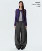 Musinsa Standard Woman Women'S Sheer Textured Round Neck Cardigan [Purple]