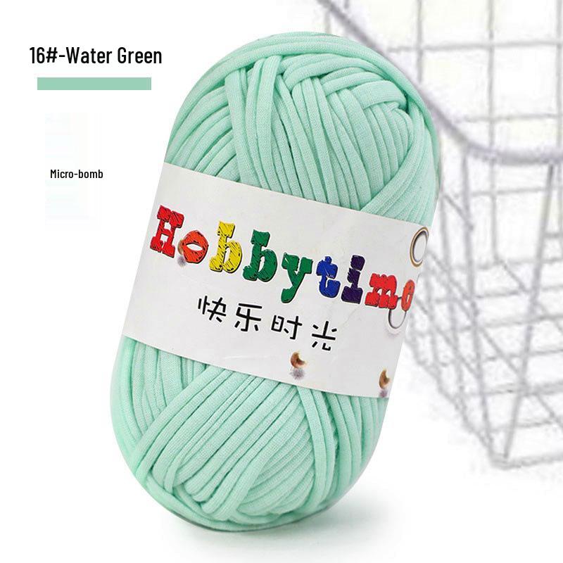 Cloth Strip Yarn DIY Crochet Kit: Handmade Bag, Knitting Material for Cushions, Carpets, and Dolls