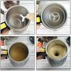 Automatic Stirring Coffee Cup, Stainless Steel, Magnetic Mixing Cup, Milk, Tea, Coffee Mug, Portable Thermal Cups, 450ml
