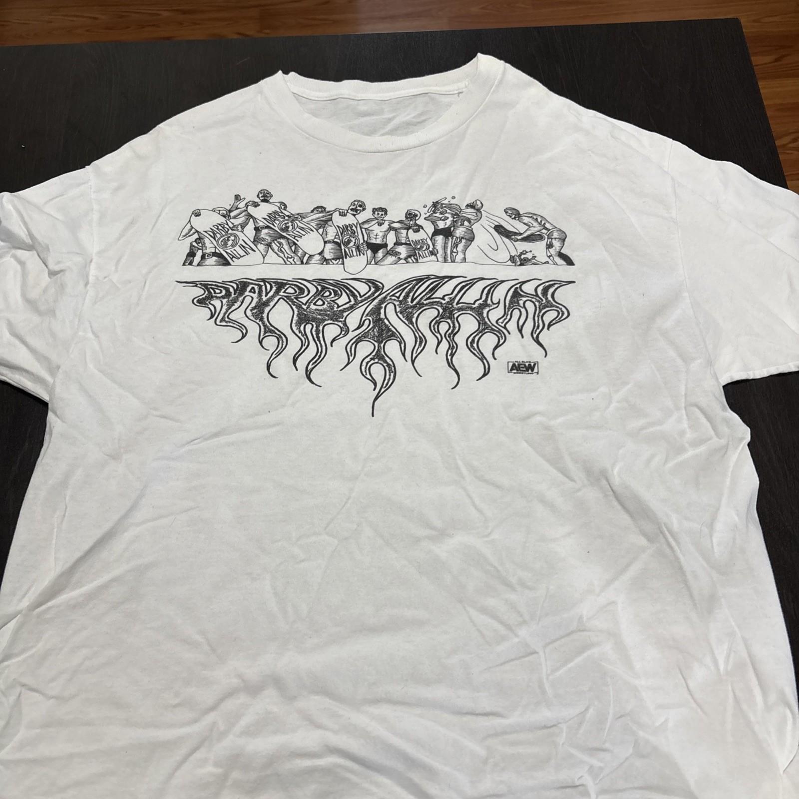 Darby Allin Up In Flames Wrestling World Champion Shirt YH270 S