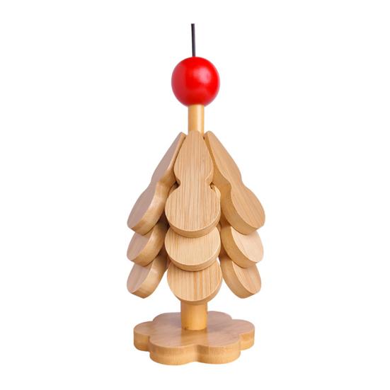 Tree Shape Wooden Trivets Set Foldable Kitchen Coasters Creative Heat Resistant Hot Pot Holders Decorative Placemat for Home Kitchen Restaurant
