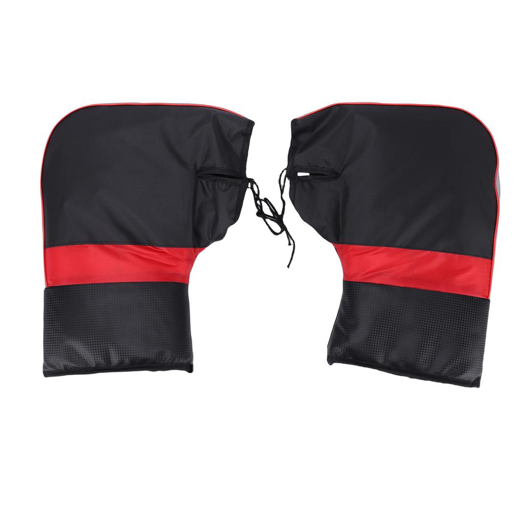 Motorcycle Handlebar Gloves Waterproofing Double Layers Motorbike Hand Warmer Covers for Cycling Random Color Inner