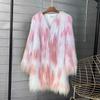 European and American Fur Imitation Fur Beach Sheep Wool Lamb Wool Long Long Coat Women's Autumn and Winter