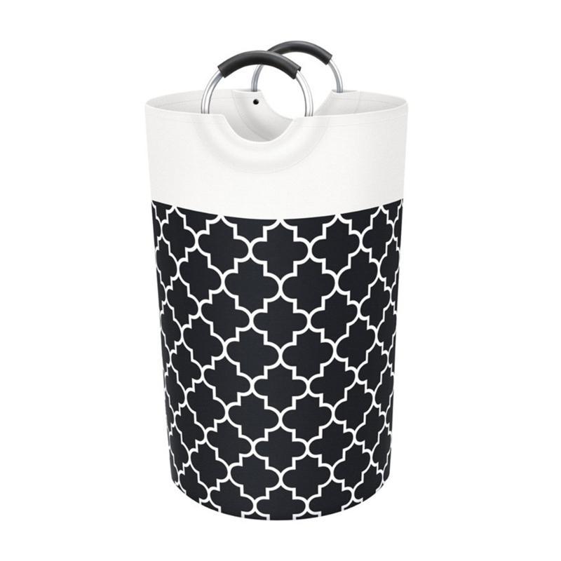 652F Storage Basket Foldable Laundry Organiser with Handle for Bathroom Bedroom 1490₽