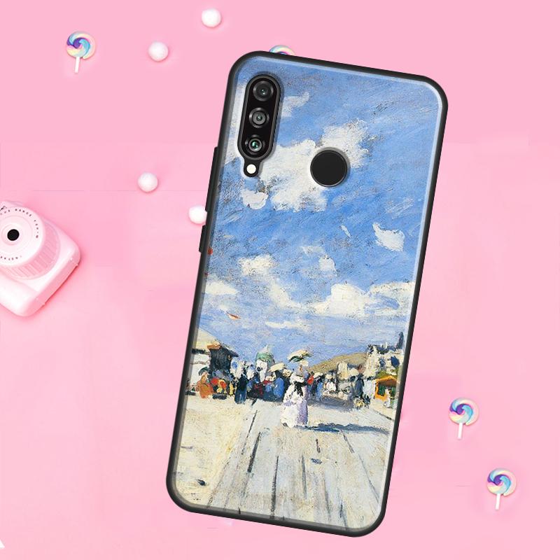 

Claude Monet Painting For Huawei Nova 11 Pro 10 9 SE Y70 Y60 Y90 Y61 Y91 Y73 Y72 12s 12i 11i 8i P30 P40 Lite Case Huawei P60 Pro