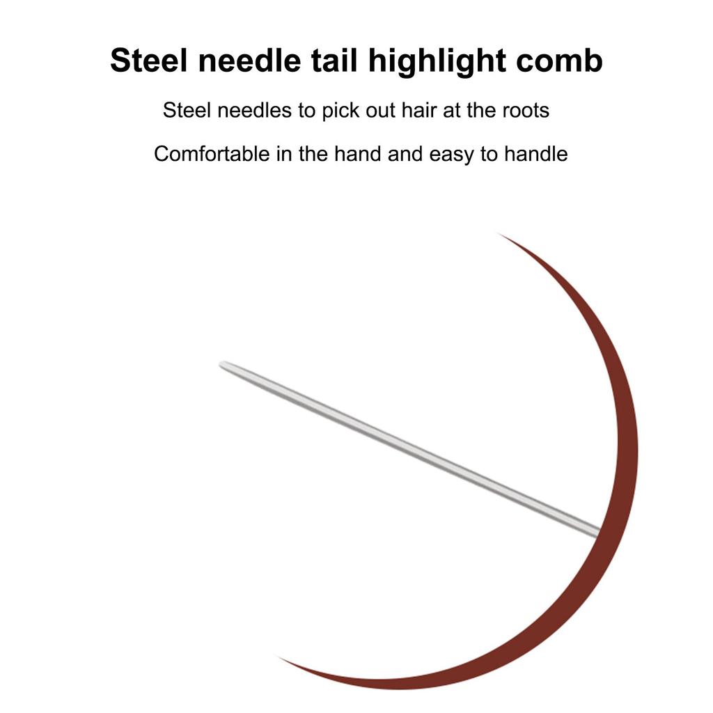 Набор расчесок для укладки волос с хвостиком, расческа для окрашивания, инструмент для салона, для секционирования, мелирования, плетения, стрижки для