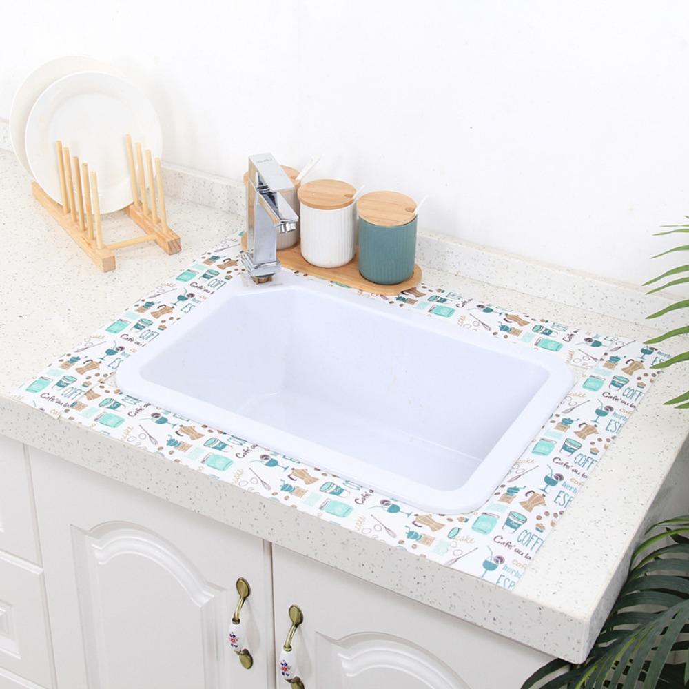 Abwaschbecken Waschbar Saugfähiger Aufkleber Fensterbank Anti-Schimmel Aufkleber Anti-Frost Tau-Aufkleber Waschbecken