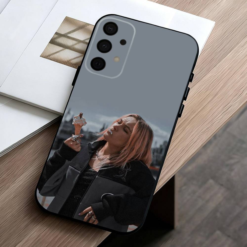 Indie-Darling F-Florence P-Pugh Phone Case For Samsung Galaxy A73,A72,A71,A70,A53,A52,A51,Soft Silicone Black Cover
