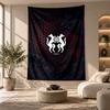 Decorative Tapestry,Stade Rennais FC Printed Wall Art, Lightweight Wall Hanging For Bedroom Background