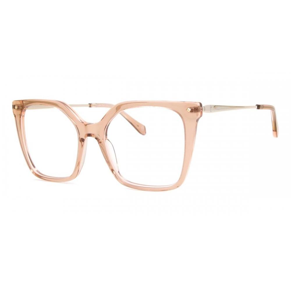 Full Rim Square Transparent Brown Smartbuy Collection Nikolai Df 340 013 Fashion Women Eyeglasses
