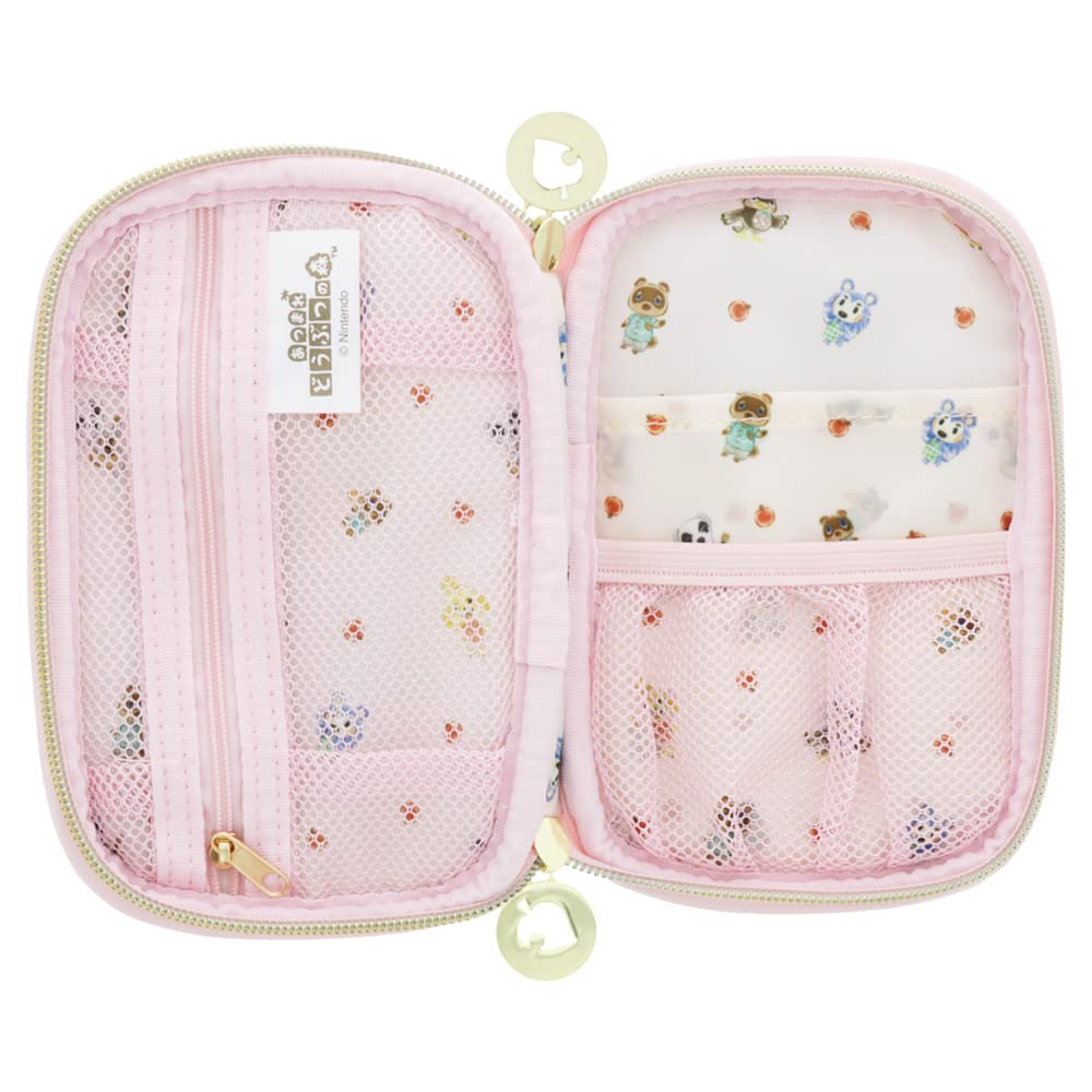 Sunstar Stationery Animal New Horizons Pouch Gadget S2321130 Crossing Pouch, Ivory,