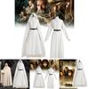Stupendo Set Costume Cosplay di Gandalf per Halloween con Mantello e Tuniche Unisex
