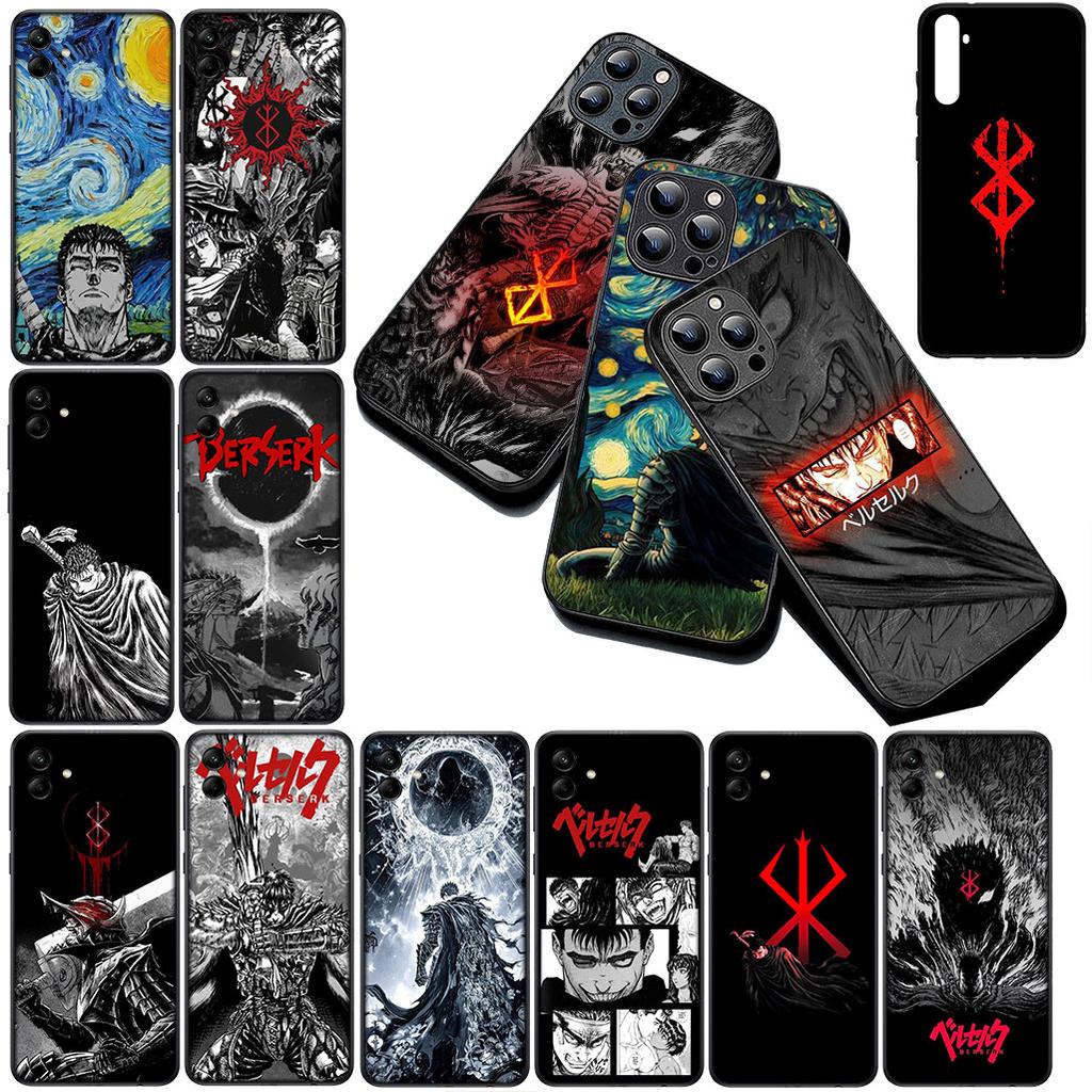 Casing for Samsung Galaxy S10 S8 S9 Plus A33 A34 A31 70 A71 A72 Note 20 9 8 S10E Phone Cover Soft Case Berserk Wallpaper Guts