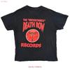Death Row Records Le T-shirt Rap Intouchable Noir Taille L Vintage Étiré Streetwear Graphique Décontracté Polyvalent