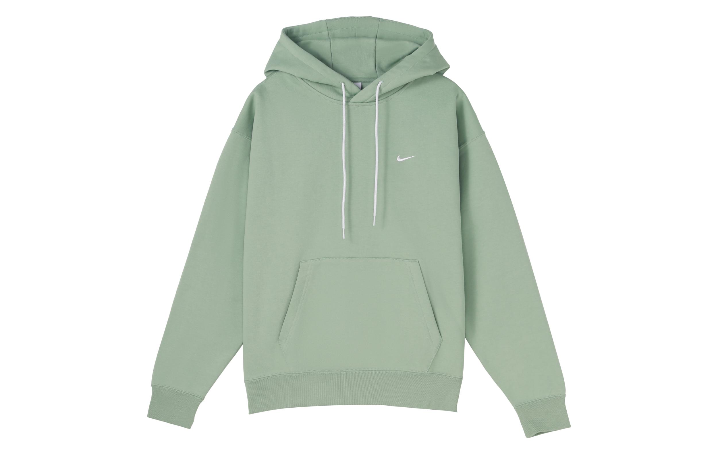 Nike Sweatshirts Men s Light Green Hooded Thickened Regular DA0316-006 XL