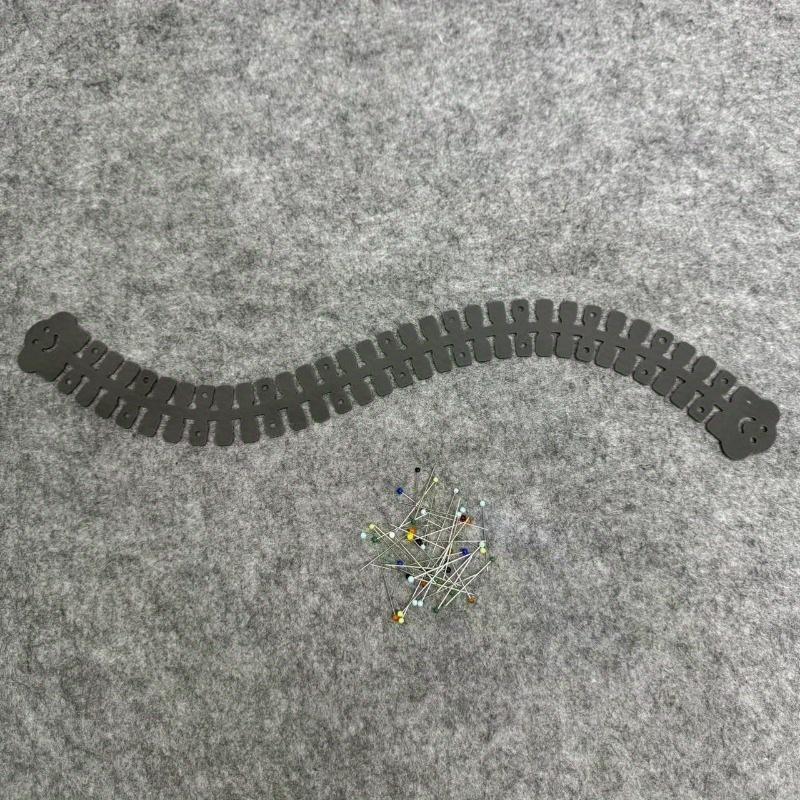 

1PC Silicone Border Roller, Silicone Hemmer Sewing Tool for Woolen Knitting Crochet Sewing Supplies серый