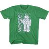 Weezer Robot Vintage Green Alternative Rock Music Band Shirt