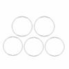 Air Conditioning Switch Cover Trim 5X For Benz GLA CLA 2013-2019 Silver Aluminum