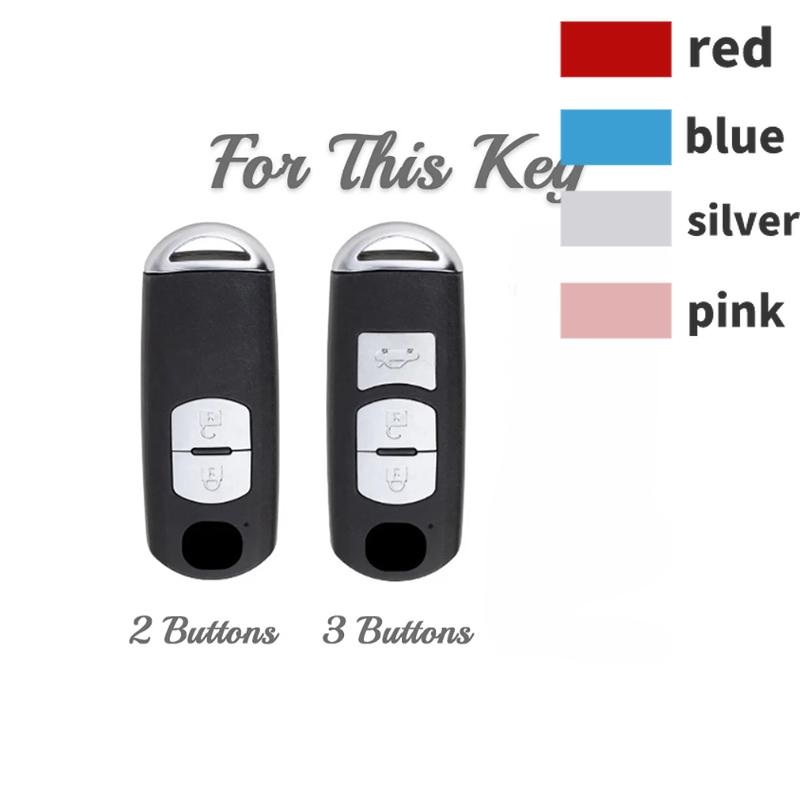 Tpu Car Remote Key Case Cover Shell Fob For Mazda 2 3 6 Atenza Axela Demio Cx-5 Cx5 Cx-3 Cx3 Cx7 Cx-7 Cx-9 Cx9 Mx5 Accessories