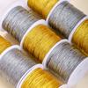 Gold Silver Embroidery Thread Durable Overlocking Sewing Machine Threads Cross Stitch Strong Thread Handmade Sewing Materia