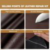 Self Adhesive Leather Repair Patch Matte Wear-Resistant Furniture Repair Tape 200cm Durable Couches Repair Kit
