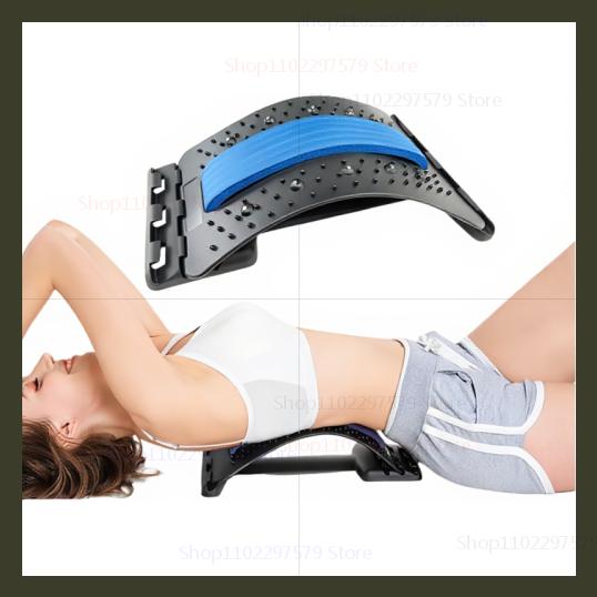 Lumbar Soothing Device Fitness Lumbar Massager Support Relaxation Tool Stretcher for Spine Pain Relief Massageador Equipment
