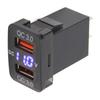 Dual USB Port  R Socket QC3.0 Fast   Charging Outlet Power Adapter for   Fortuner