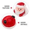 12pcs Mini Resin Santa Claus Ornaments Christmas Holiday Figurines For Tabletop Home Office Party Decor Miniature Christmas