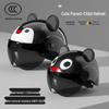 Certified Electric Motorcycle Helmet with Cat Ears - Unisex, Cute, Simple Summer Riding, Sun Protection