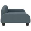 VidaXL Canapé pour enfants gris foncé 70x45x30 cm tissu, mini canapé, mini canapé-chaise, mini canapé pour enfants, canapé 3196359