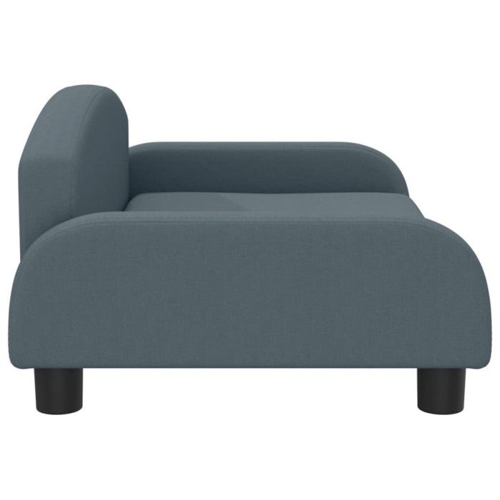VidaXL Canapé pour enfants gris foncé 70x45x30 cm tissu, mini canapé, mini canapé-chaise, mini canapé pour enfants, canapé 3196359
