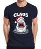 Claus Christmas Shark Santa Hat Shark Movie Parody Unisexs Tshirt