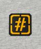 Beentrill Hashtag Work Zip-Up Hoodie (Melange Gray)