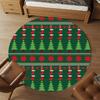1pc Christmas tree Round Chair mat Area Rug - Non-Slip, Floor Mat for Office, Bedroom, and Indoor Decor -1002152